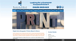 Desktop Screenshot of blackswanprinting.co.uk